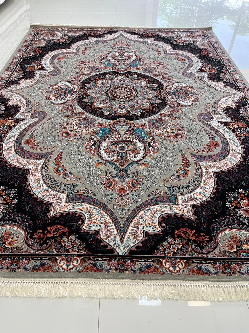 فرش اکرولیک 700شانه طرح گلبرگ